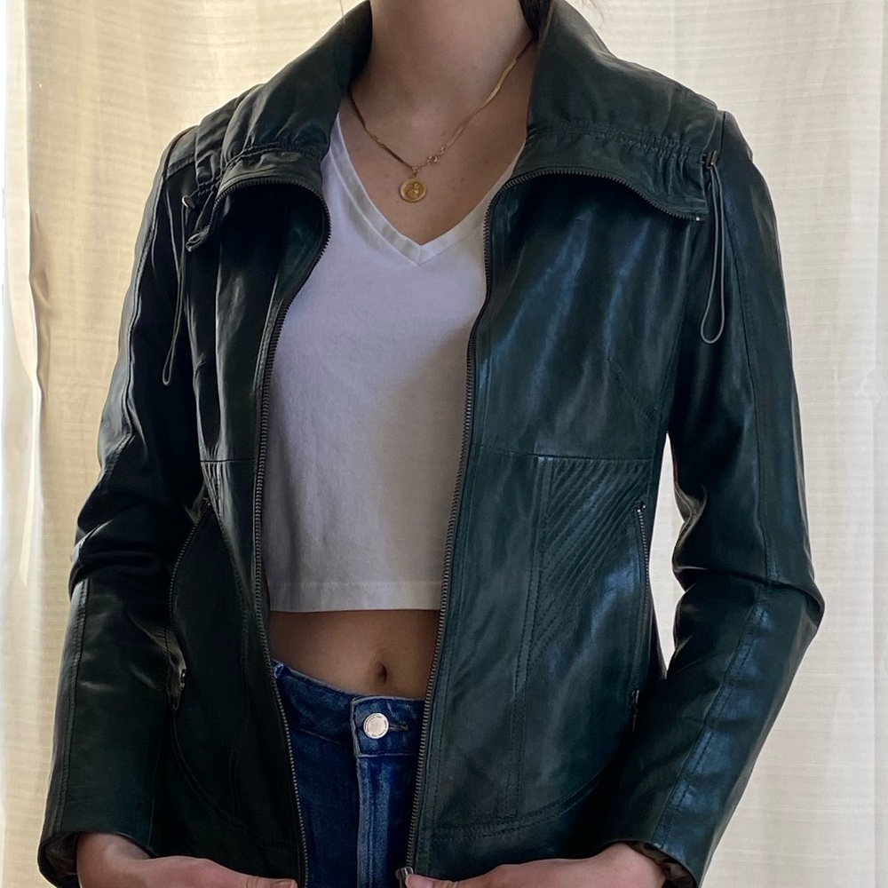 Real leather jacket